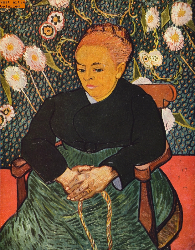 La Berceuse nach van Gogh Gemäldeimitation